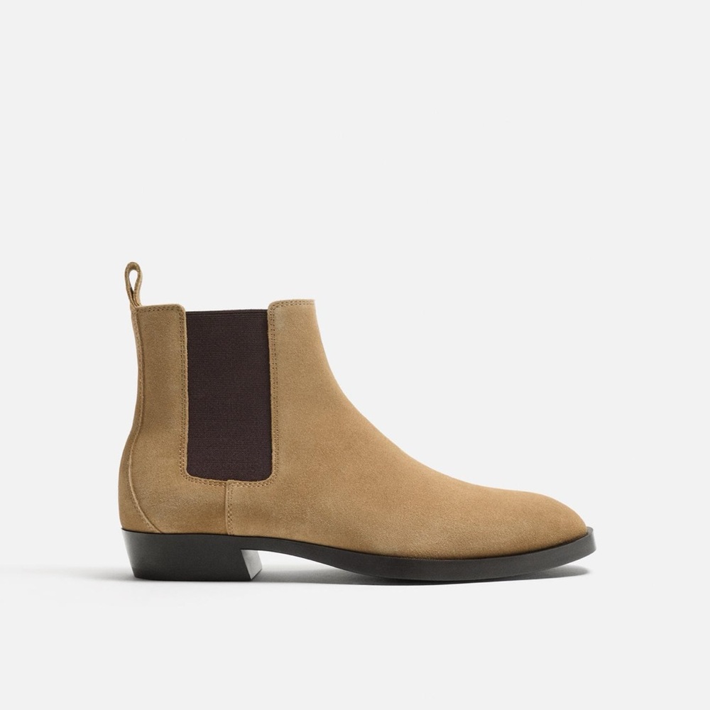 ZARA - Suede Chelsea Boots